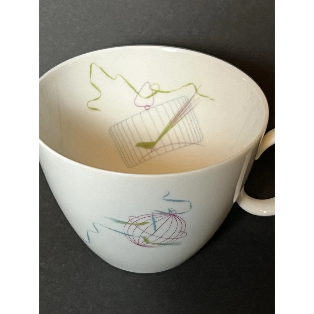 Vtg‎ MCM Rosenthal Continental China Raymond Loewy BIRD CAGE Tea/coff Cup